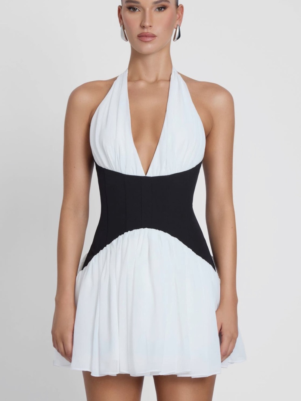LEAU Harper Corset Mini Dress